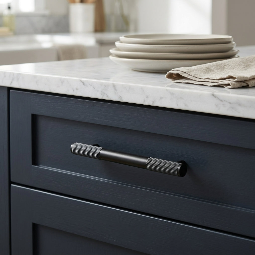 Washington Reeded End Cabinet Pull