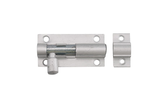 Aluminium straight barrel bolt