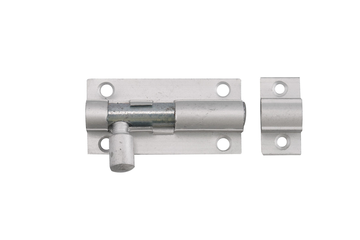 Aluminium straight barrel bolt