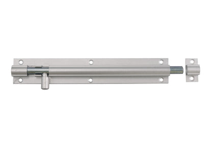 Aluminium straight barrel bolt