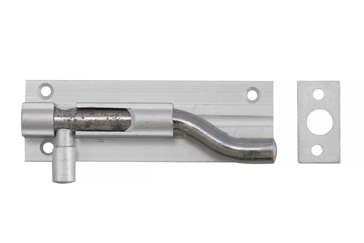 Aluminium necked barrel bolt