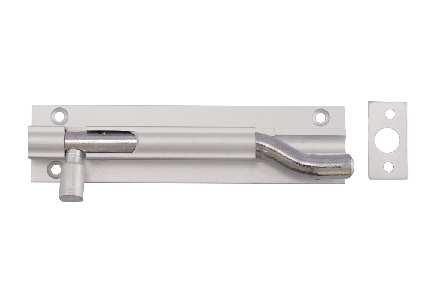 Aluminium necked barrel bolt