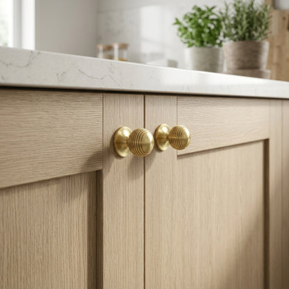 Caesar Cupboard Knob on Round Rose