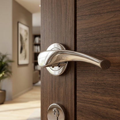 Breeze Lever on Round Rose
