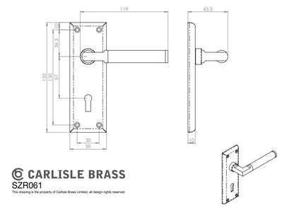 Sessanta Lever on Backplate