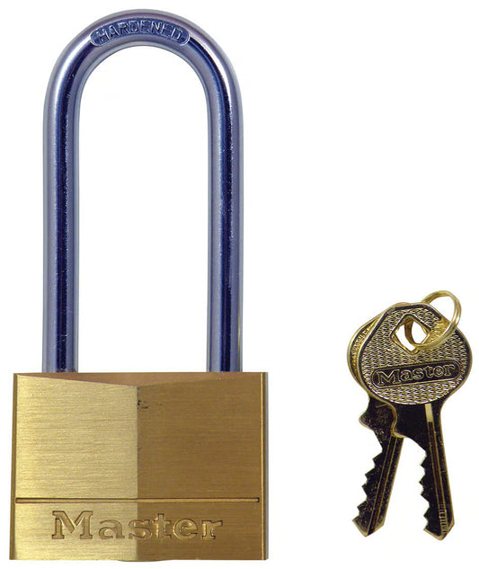 40mm Long Shackle Brass Padlock