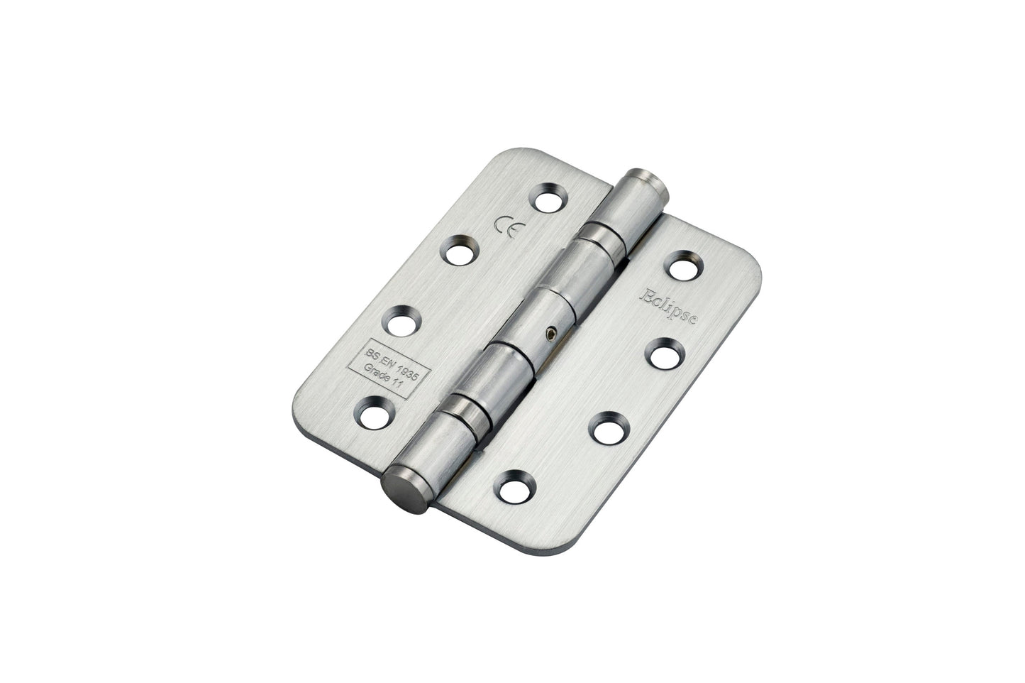 102x76x2.7mm Grade 11 Mild Steel Radius Ball Bearing Hinge