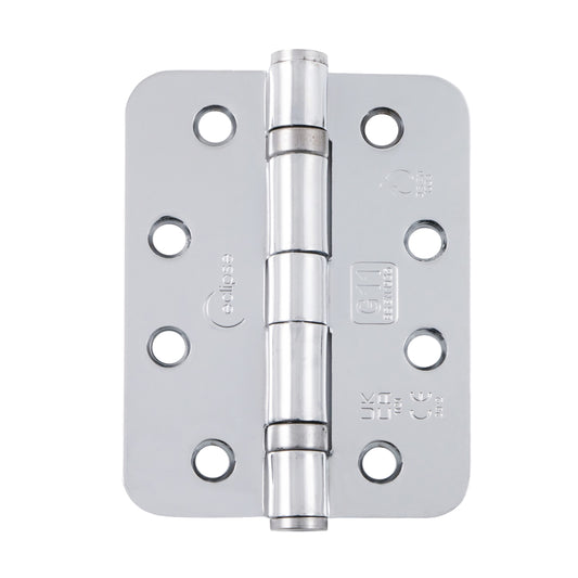 102x76x2.7mm Grade 11 Mild Steel Radius Ball Bearing Hinge