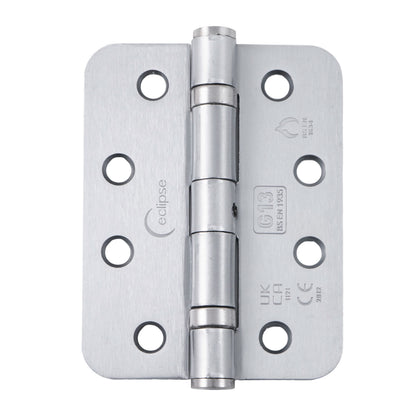 102x76mm Grade 13 Mild Steel Radius Ball Bearing Hinge