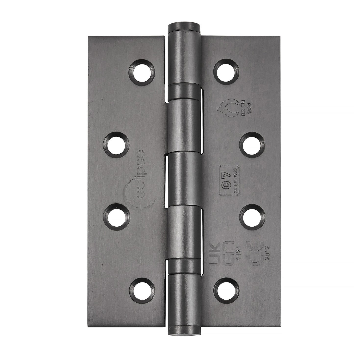 Grade 7 Stainless Steel Slim Knuckle Ball Bearing Hinge 102x67x2mm