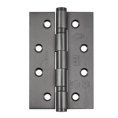 Grade 7 Stainless Steel Slim Knuckle Ball Bearing Hinge 102x67x2mm