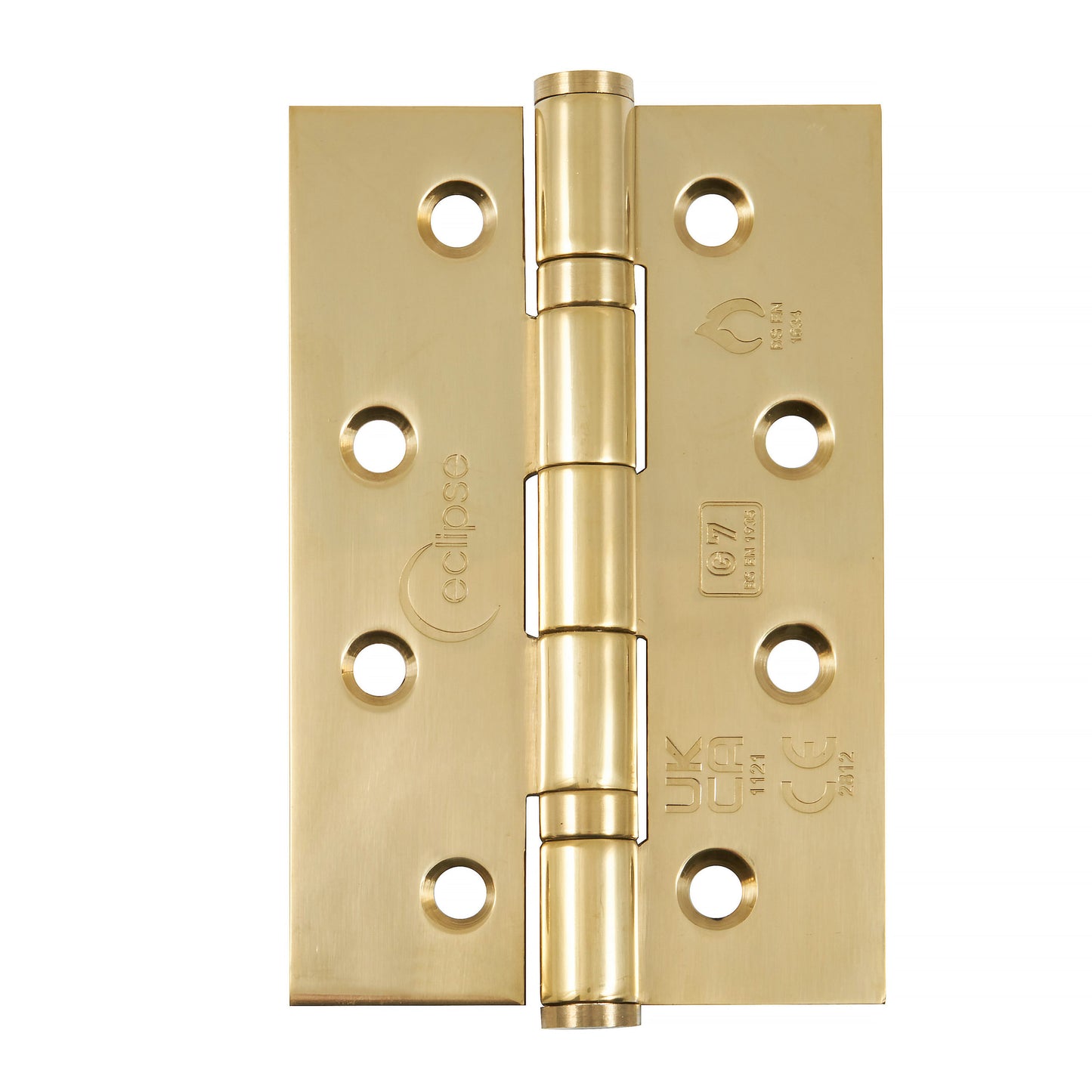 Grade 7 Stainless Steel Slim Knuckle Ball Bearing Hinge 102x67x2mm