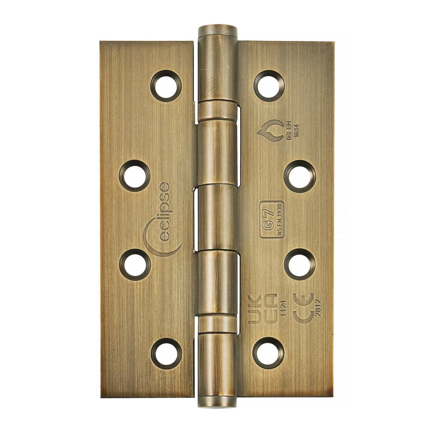 Grade 7 Stainless Steel Slim Knuckle Ball Bearing Hinge 102x67x2mm