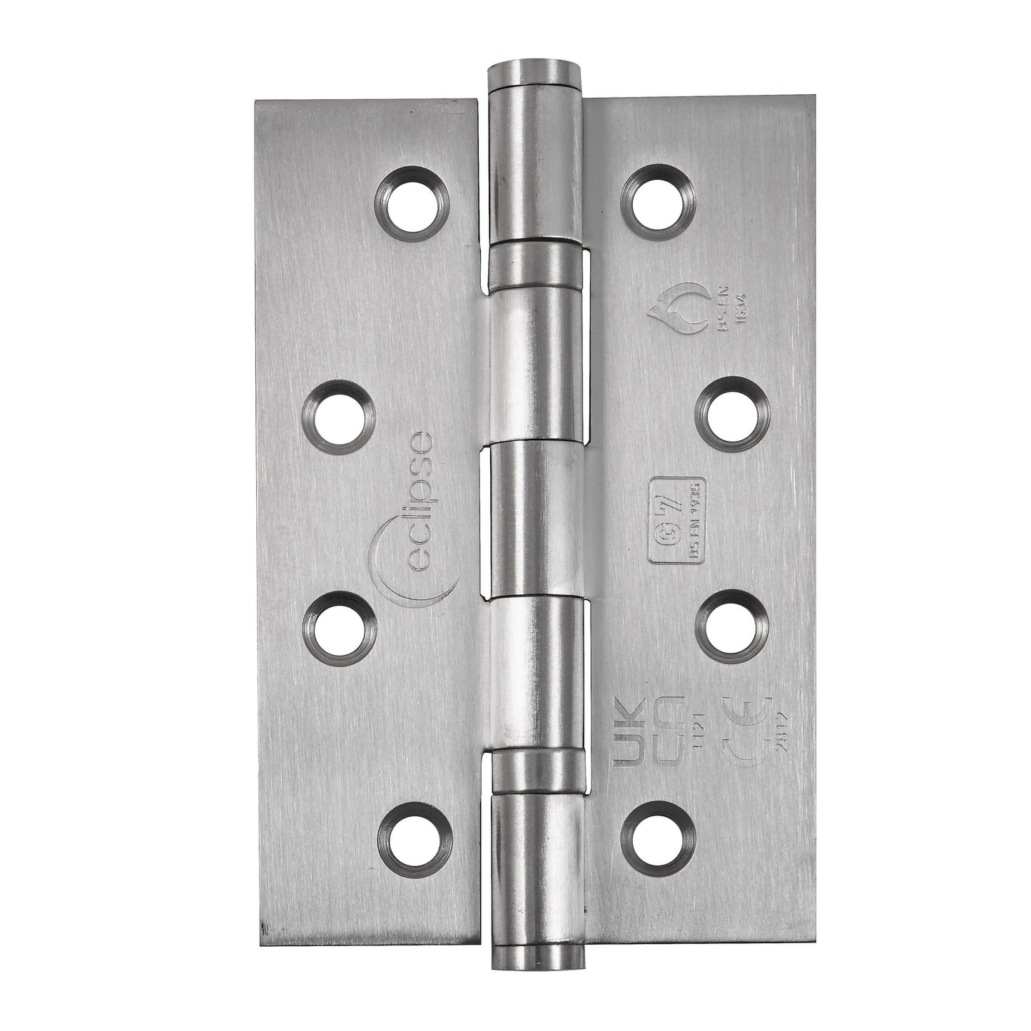 Grade 7 Stainless Steel Slim Knuckle Ball Bearing Hinge 102x67x2mm