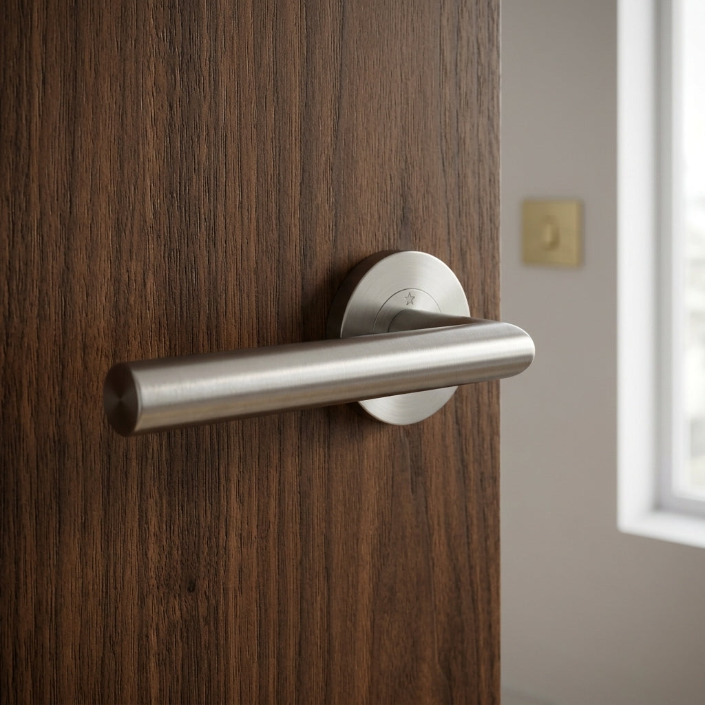 19mm Dia. Grade 4 Mitred Safety Lever on Round Rose