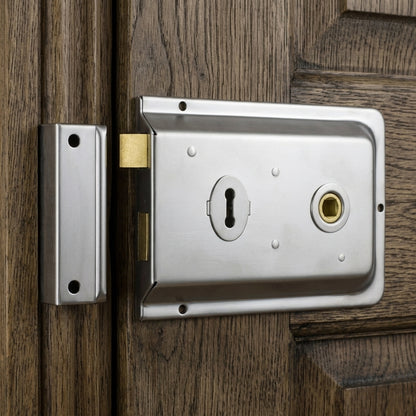 RSE8064 Flanged Rim Lock