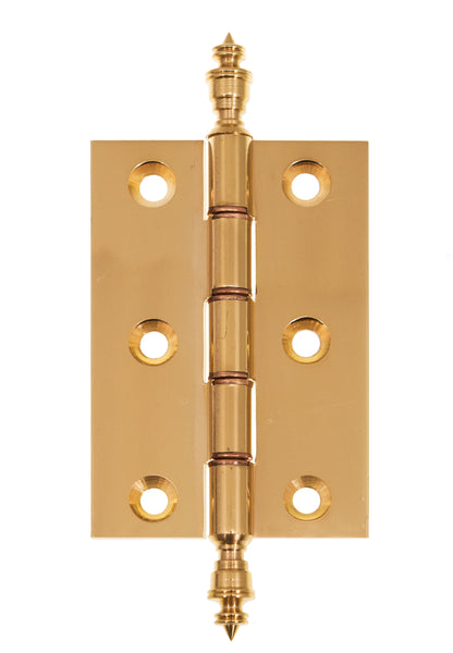 Brass finial hinge