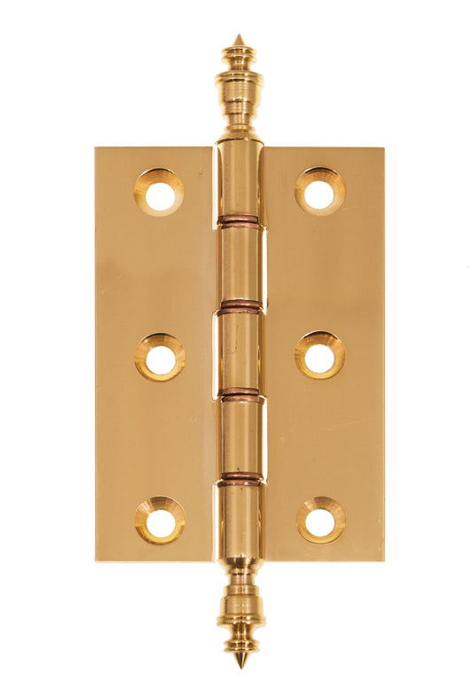 Brass finial hinge