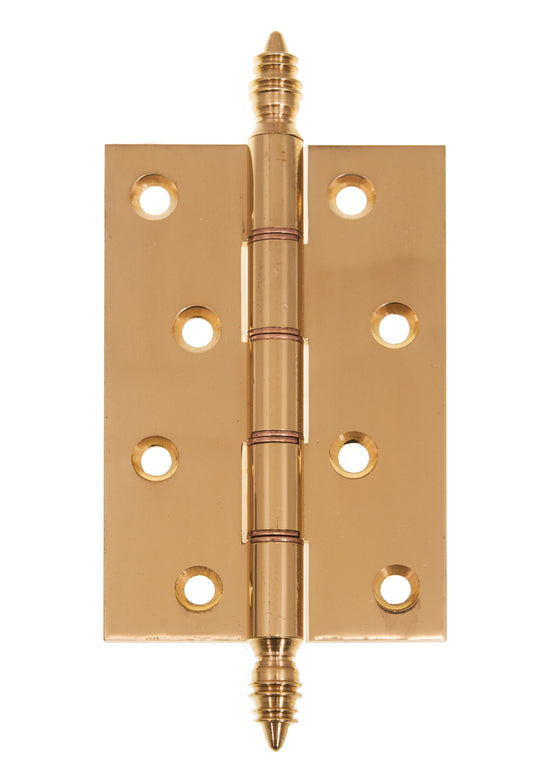 Brass finial hinge