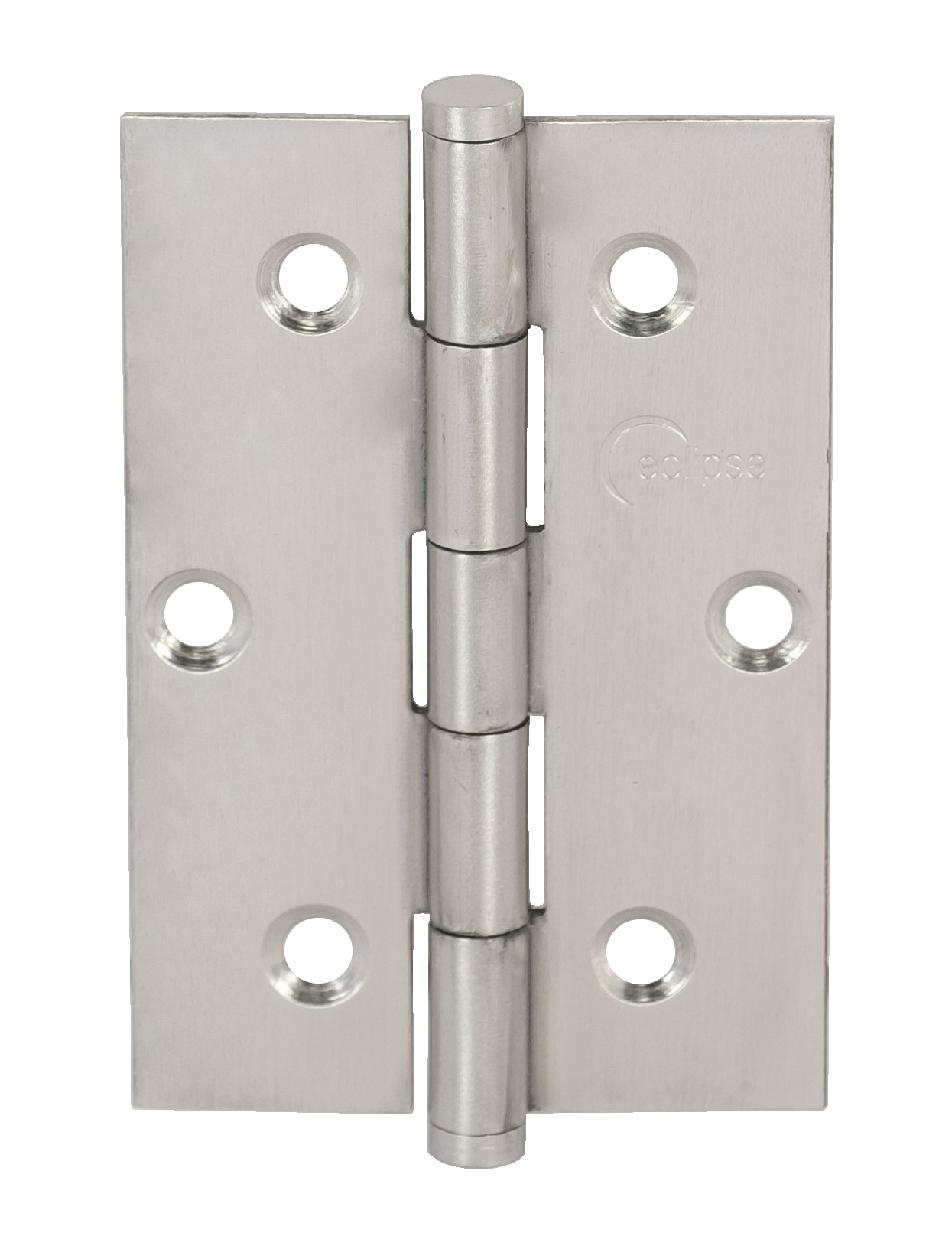 76x51x2mm Stainless Steel Plain Butt Hinge
