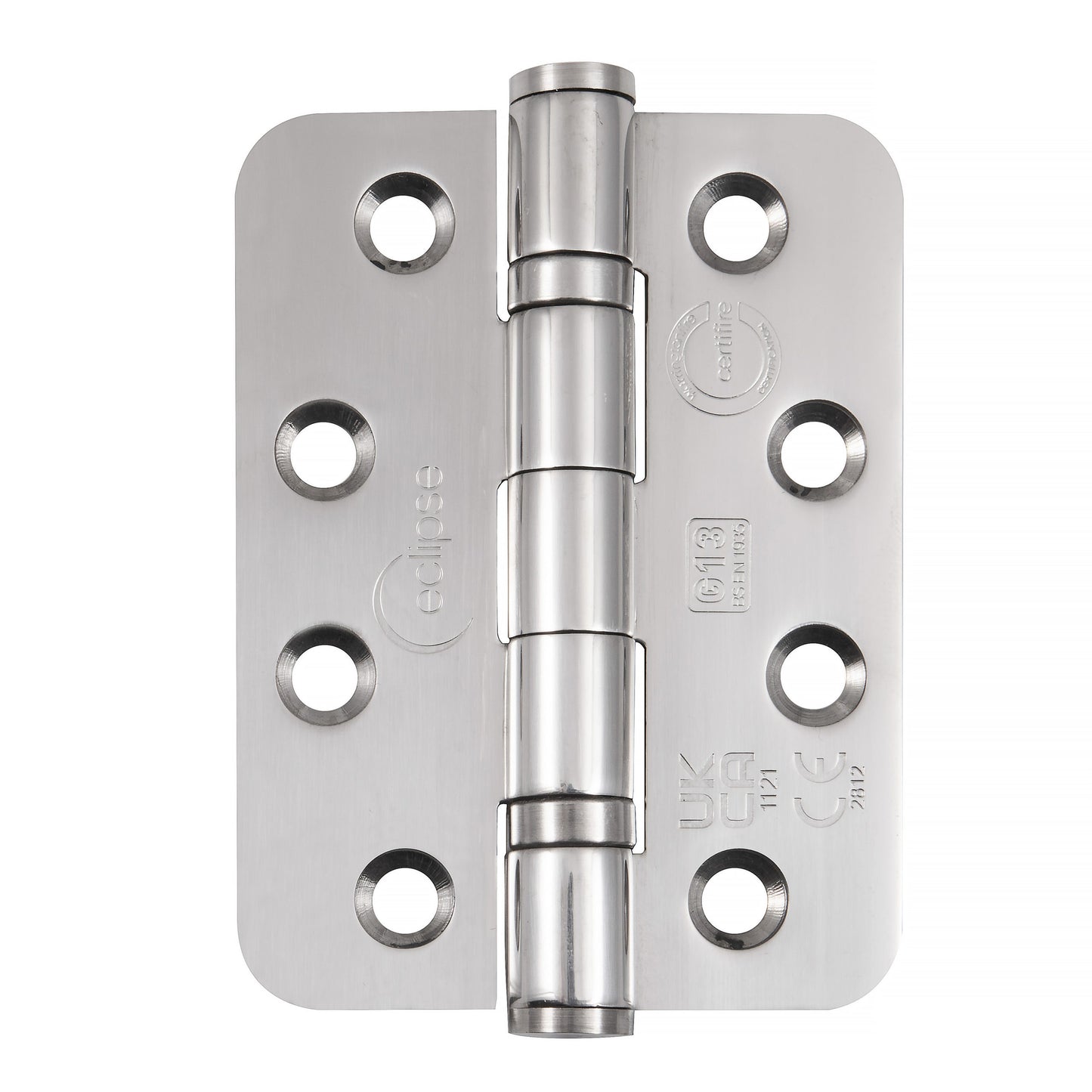 102x76mm Grade 13 Stainless Steel Radius Ball Bearing Hinge