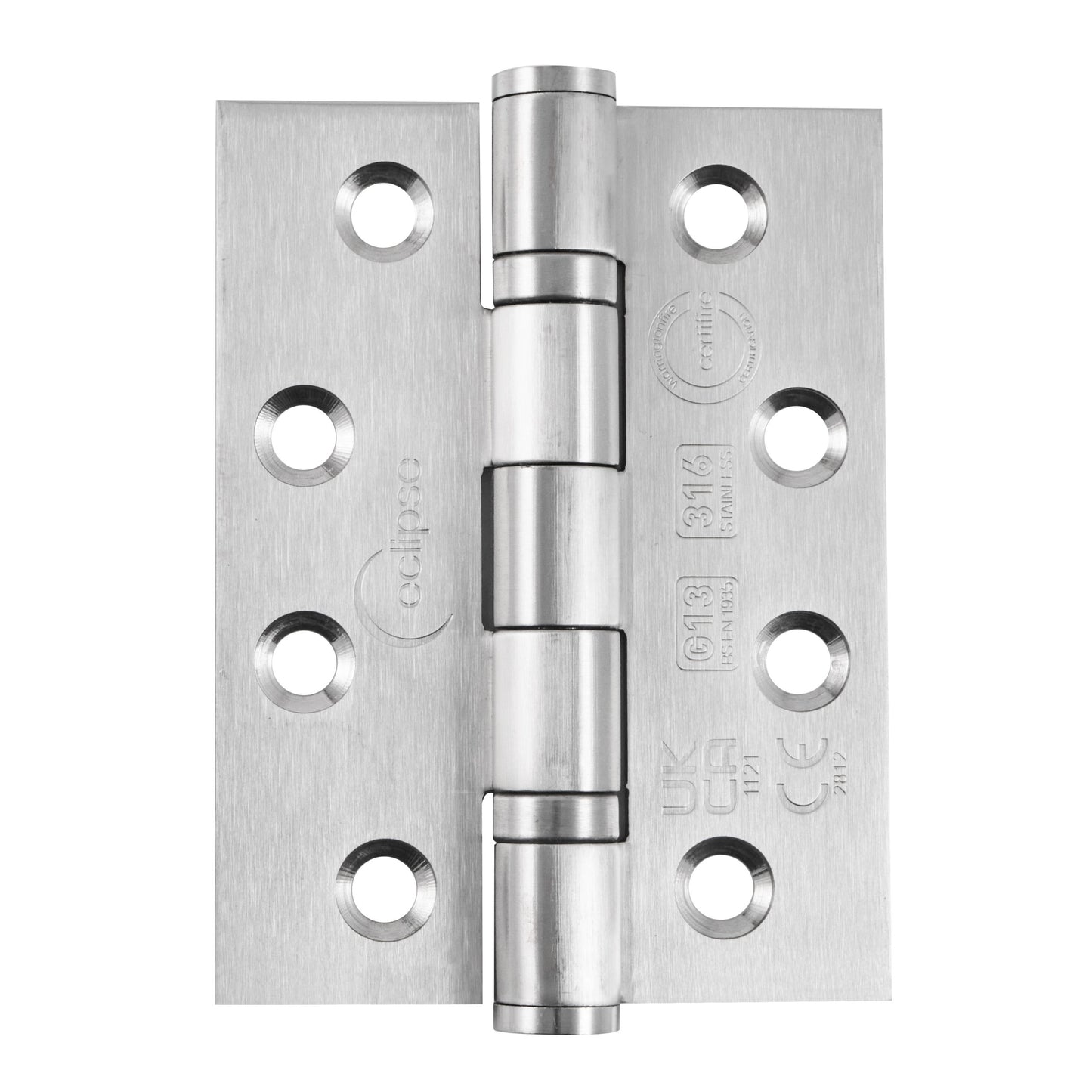 102x76mm Grade 13 Stainless Steel Ball Bearing Hinge