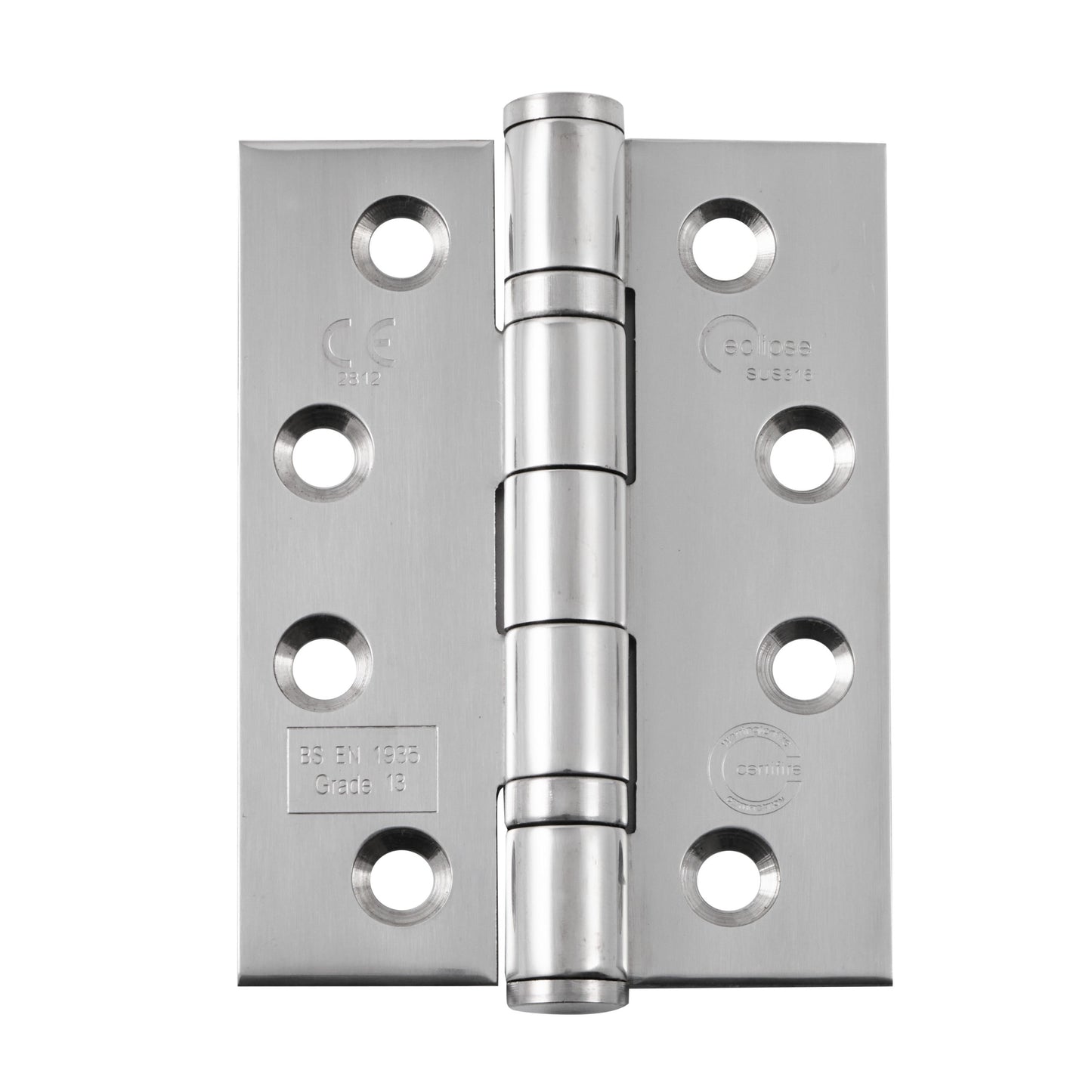 102x76mm Grade 13 Stainless Steel Ball Bearing Hinge