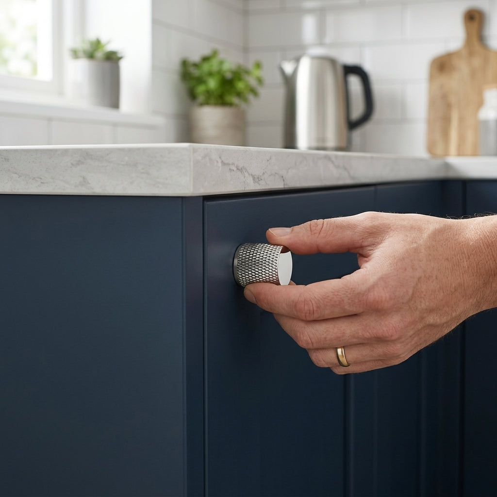 Brunel Knurled Cupboard Knob