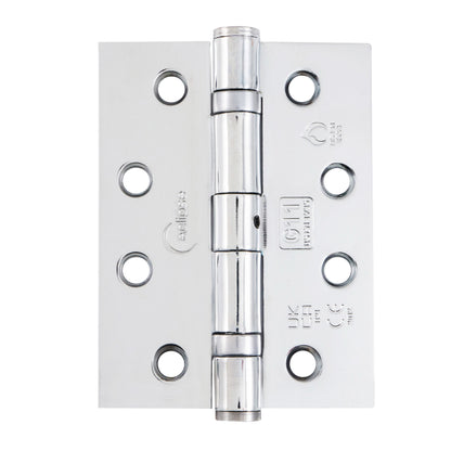 102x76x2.7mm Grade 11 Mild Steel Ball Bearing Hinge