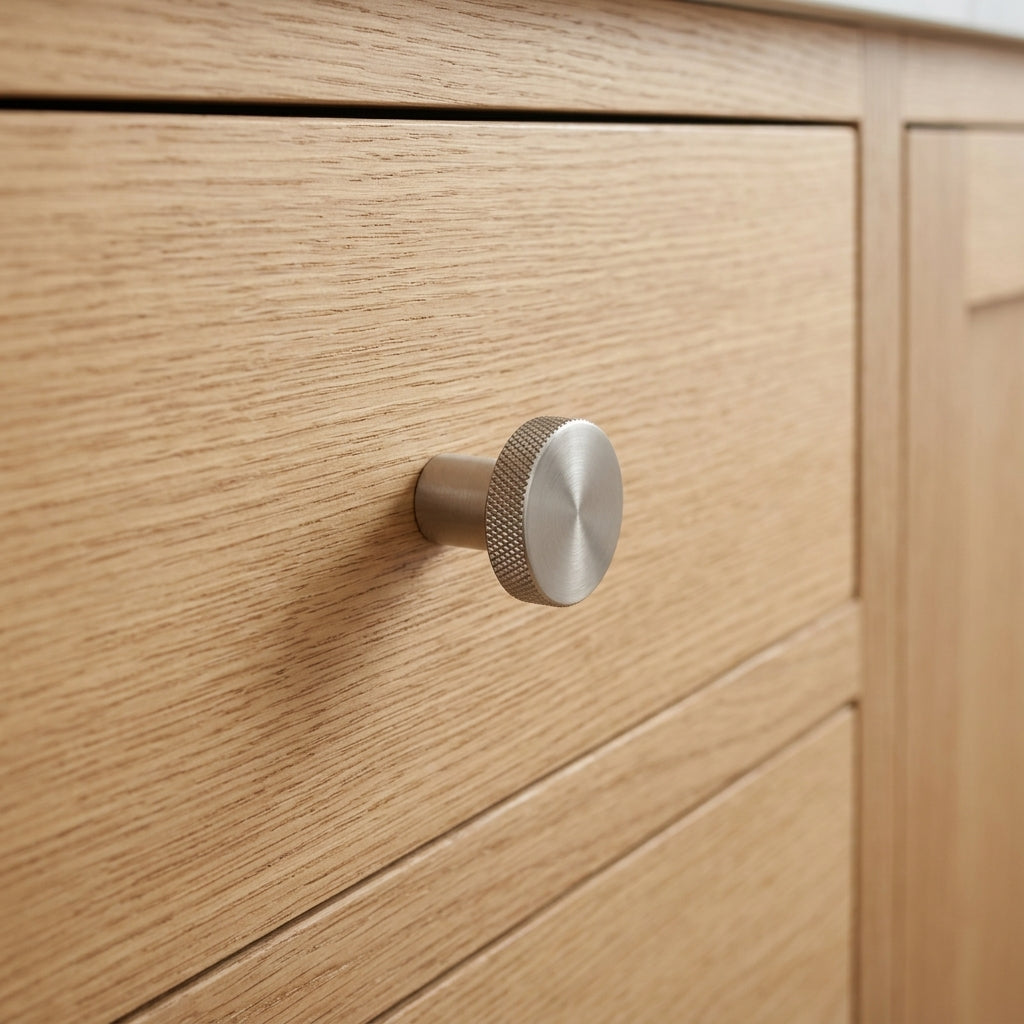 Hanover Knurled Circular Cupboard Knob