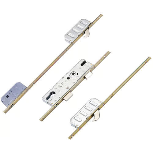 Cobra Latch Deadbolt 2 Hooks Split Spindle Multipoint Door Lock - with Entryguard Facility