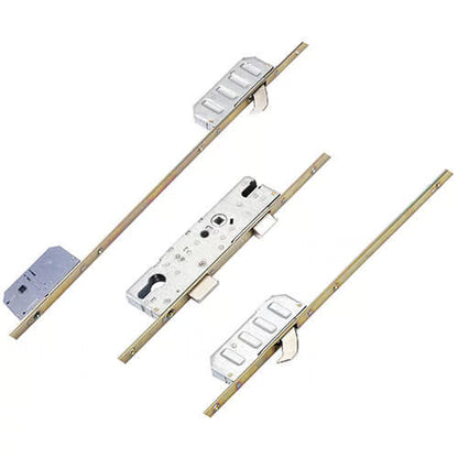 Cobra Latch Deadbolt 2 Hooks Split Spindle Multipoint Door Lock - with Entryguard Facility