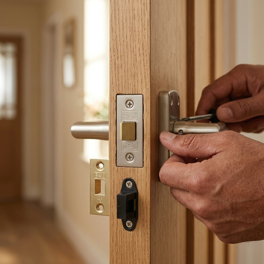 Bolt Through Tubular Latch