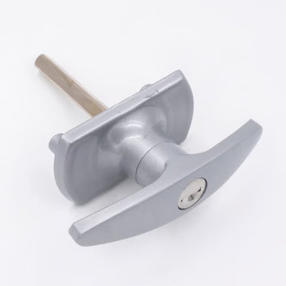Garage Door T Handle - Diamond Spindle - Short Lugs - Rear Fix
