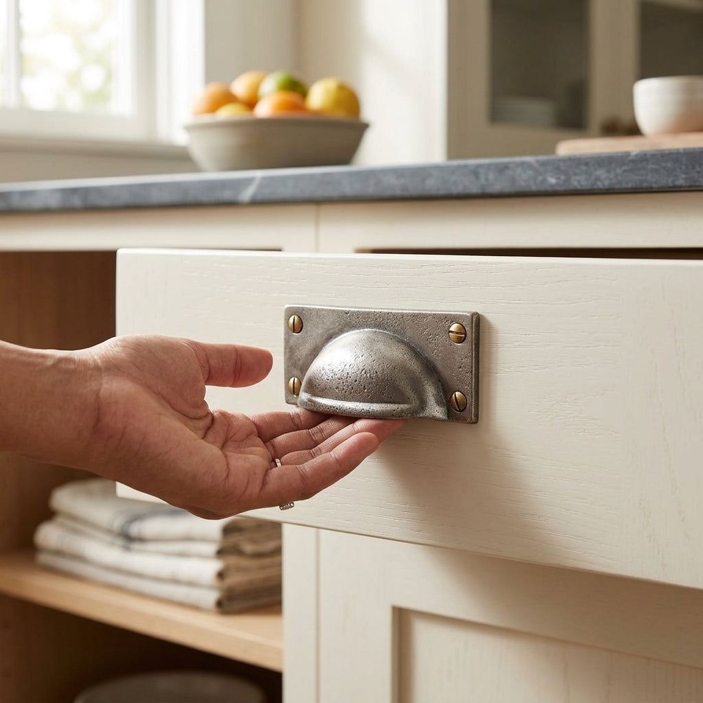 Square Plate Cup Handle