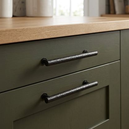 Leila Hammered T-bar Cupboard Pull Handle