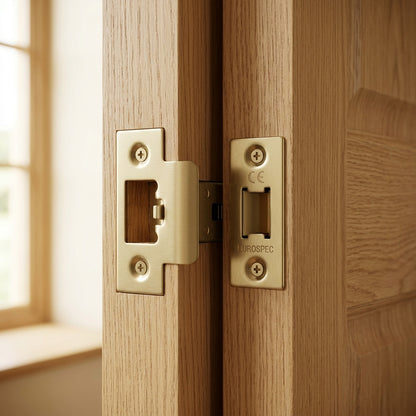 Forend Strike & Fixing Pack To Suit Heavy Duty Tubular Latch