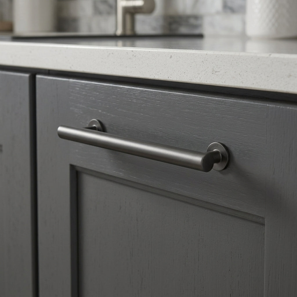 Round T-Bar Cupboard Pull Handle