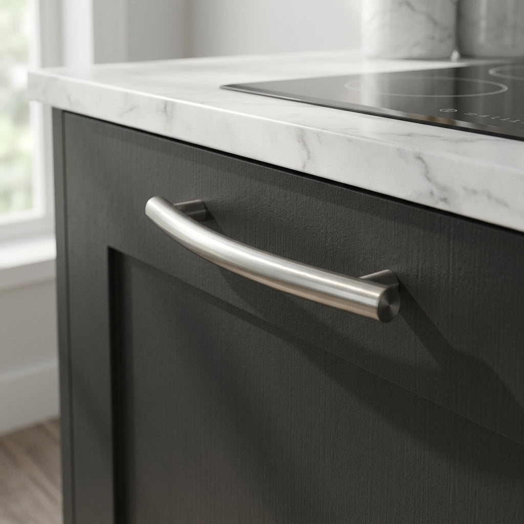 Curved T Pull Handle
