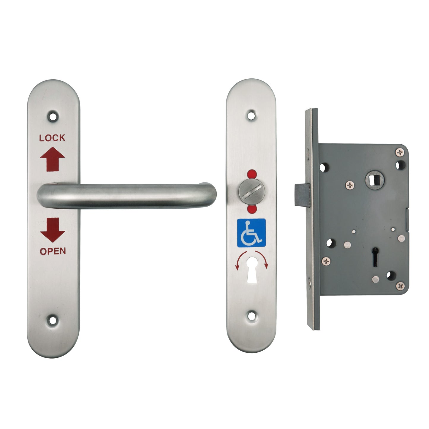 Disabled facility lock set