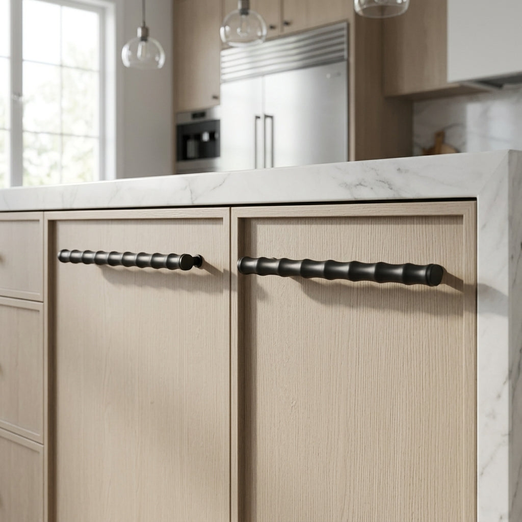 Crispin Bamboo T-bar Cupboard Pull Handle