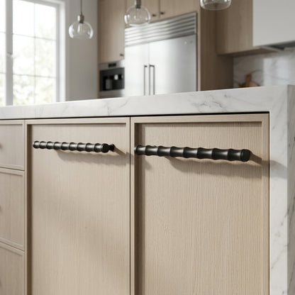 Crispin Bamboo T-bar Cupboard Pull Handle