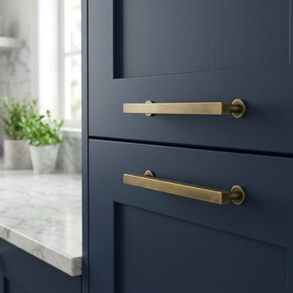 Square T-Bar Cupboard Pull Handle