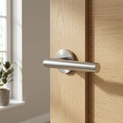 Grade 201 Treviri Mitred Lever on Sprung Push-on Round Rose