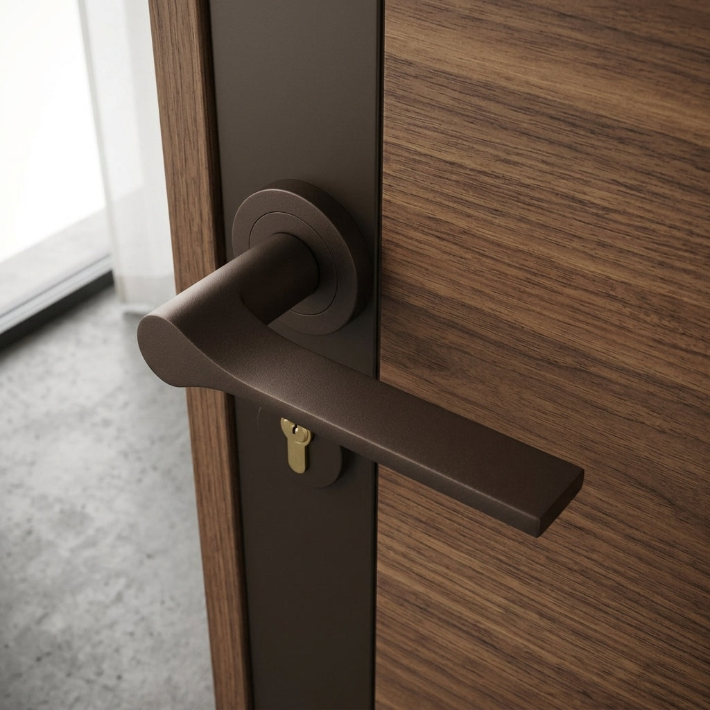 Vela Lever on Round Rose