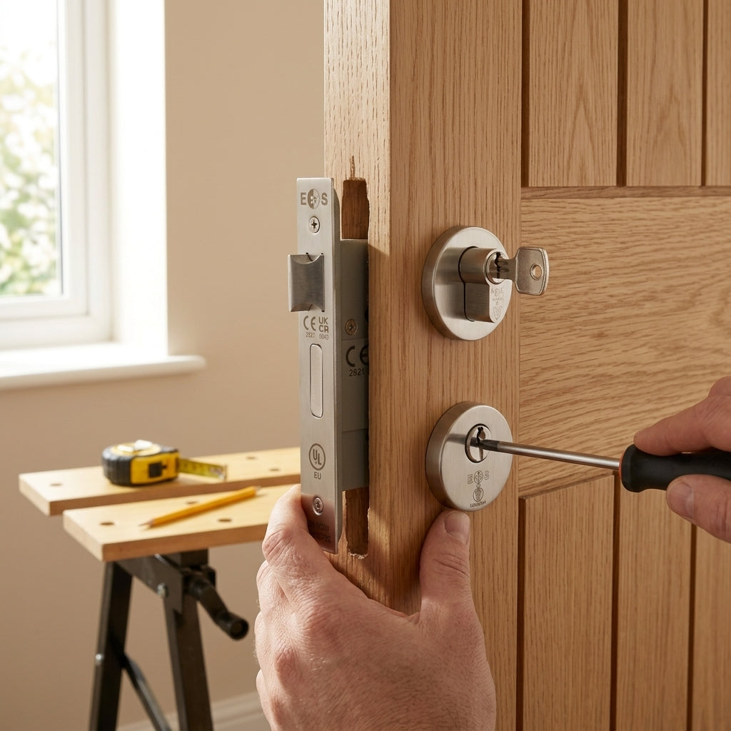 Easi T Euro Profile BS Double Cylinder Sashlock
