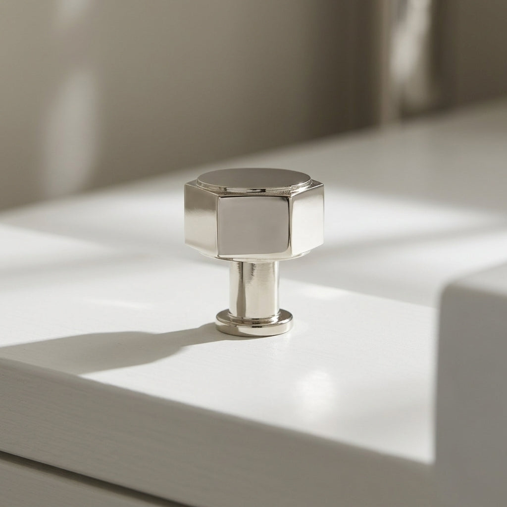 Vesper Hex Cabinet Knob