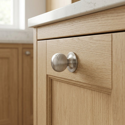 Caesar Cupboard Knob on Round Rose