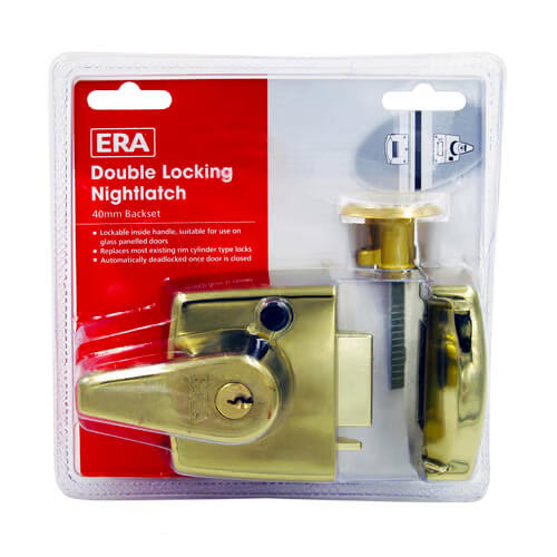 183 Double Locking Nightlatches 40mm