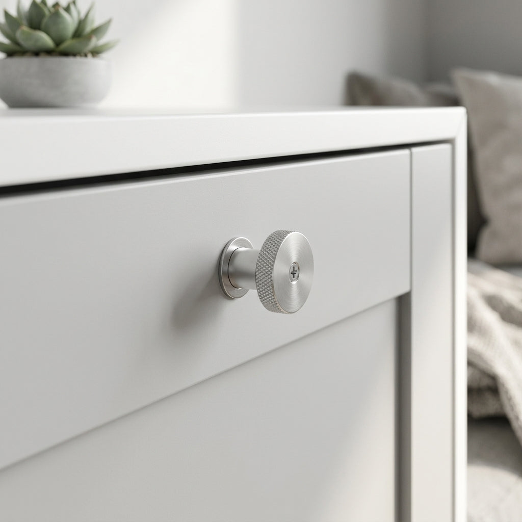 Hanover Knurled Circular Cupboard Knob